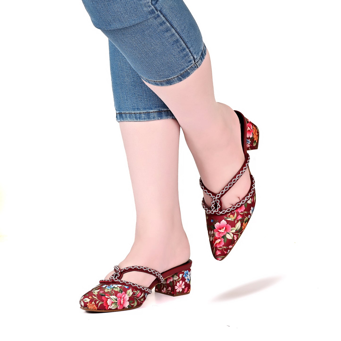 Pointed Chunky Sandals