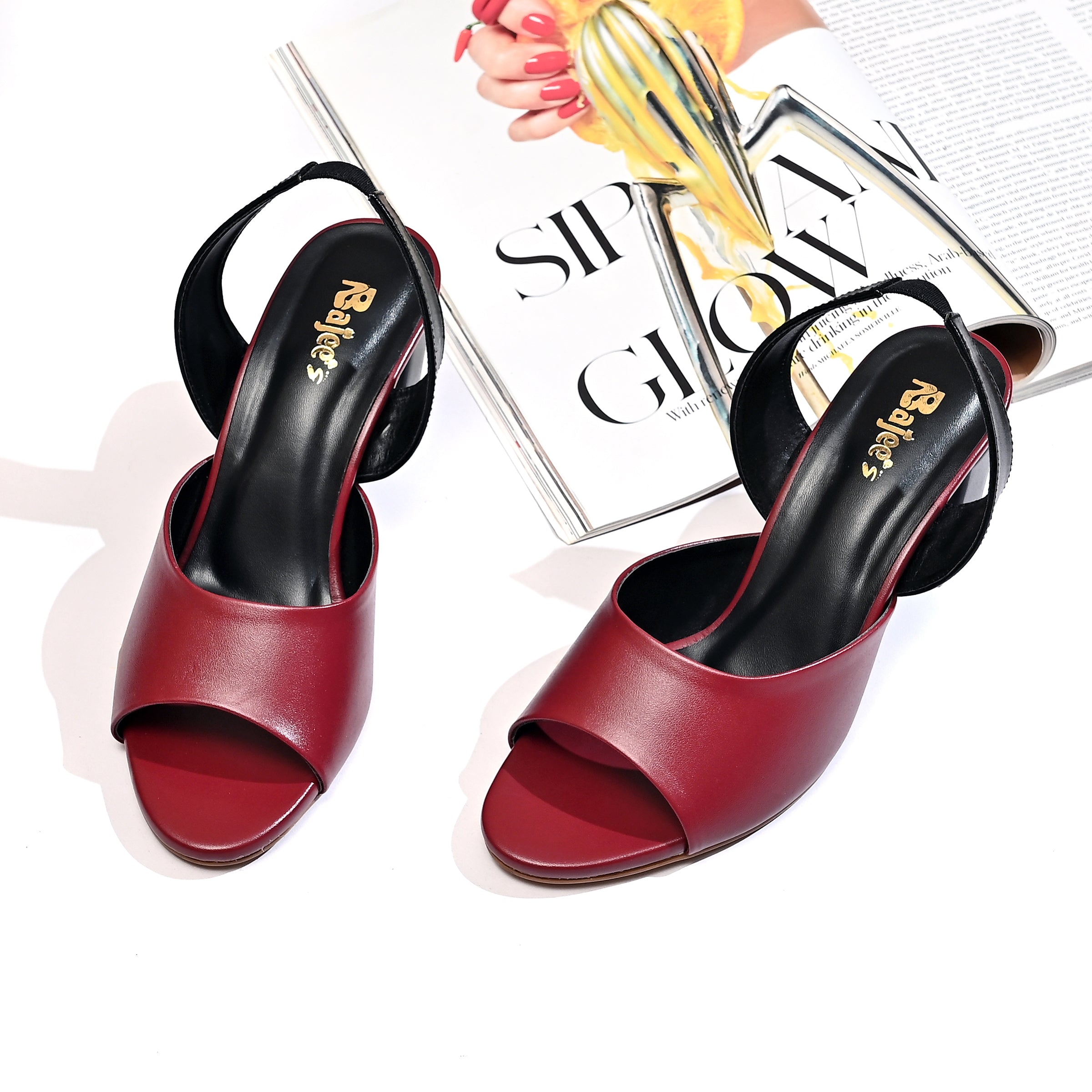 NESKA  Wedge Block Heel