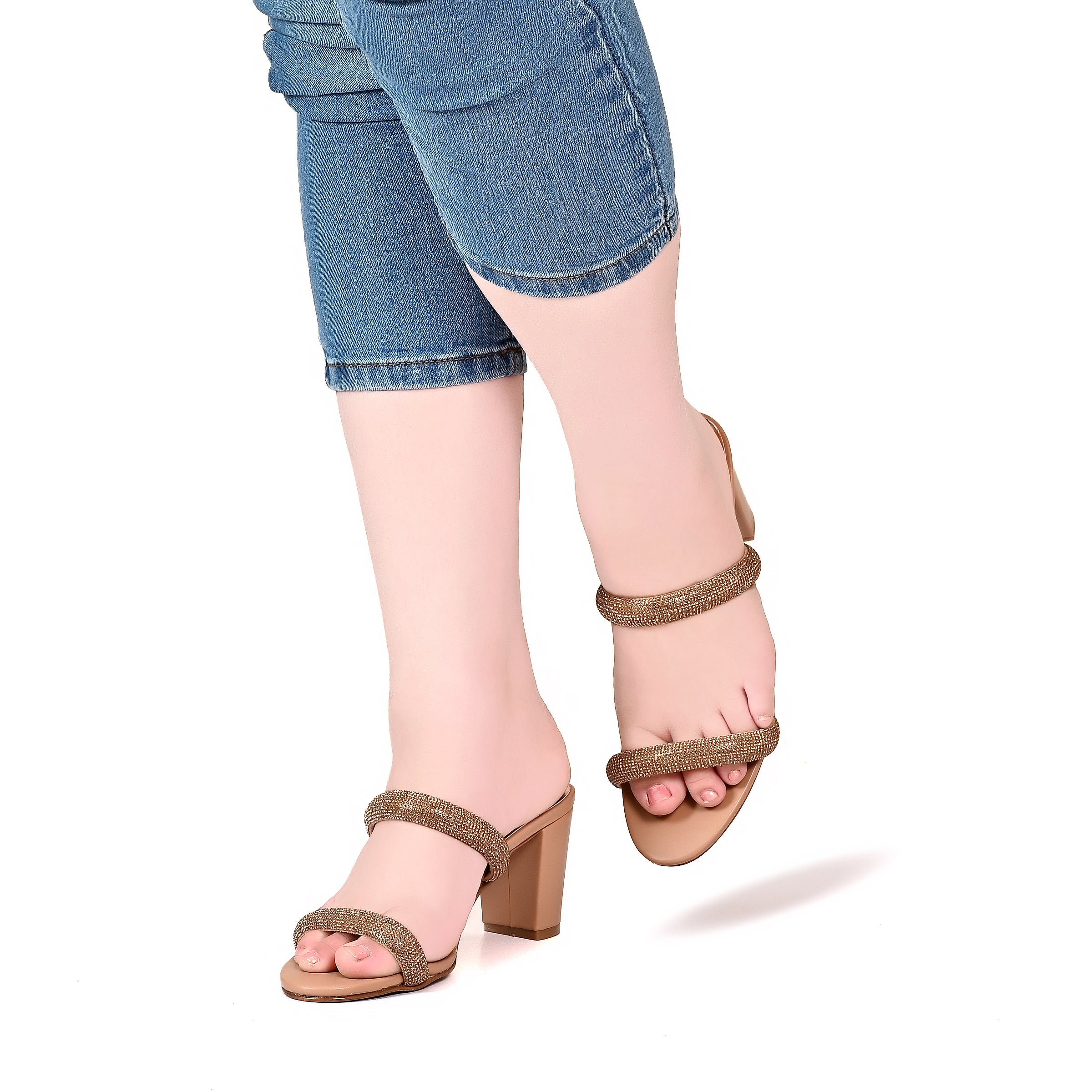 Glamour Stride Block heel