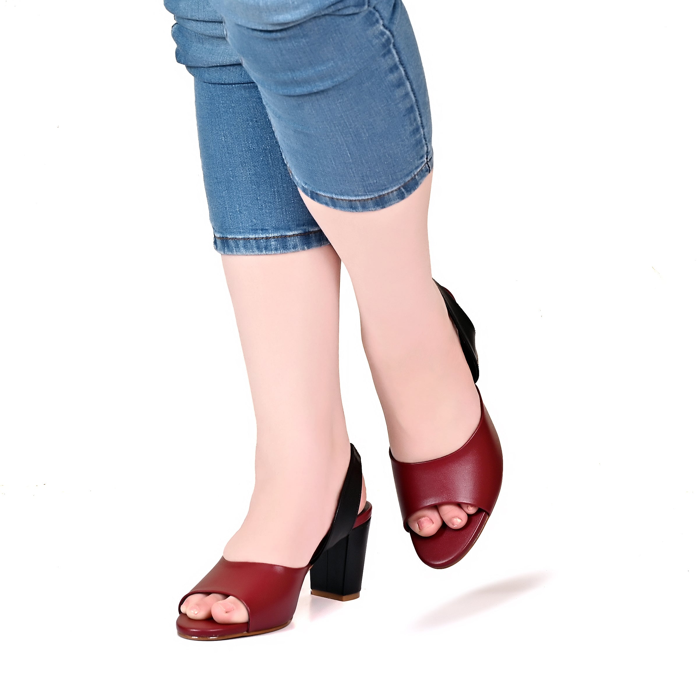 NESKA  Wedge Block Heel