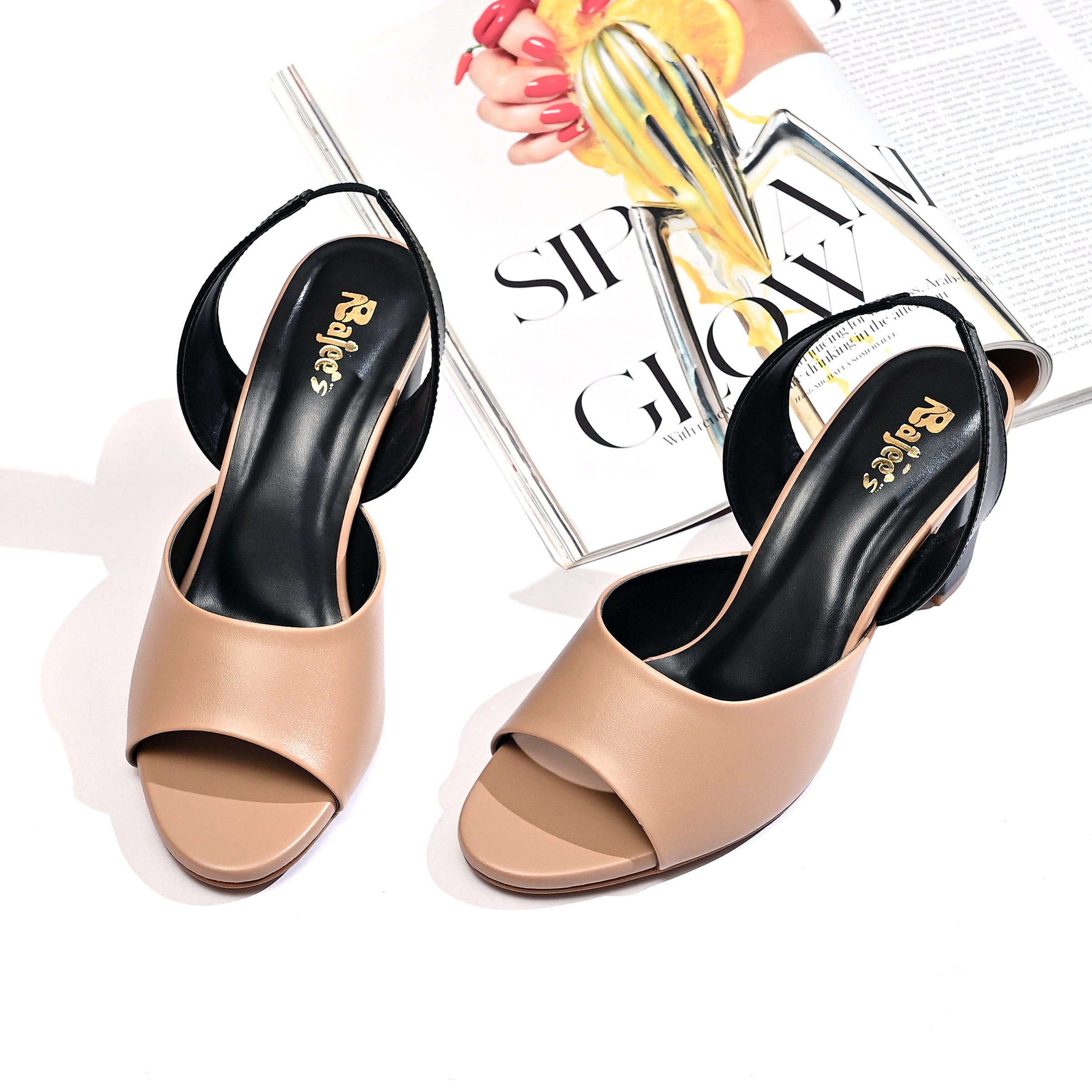 NESKA  Wedge Block Heel