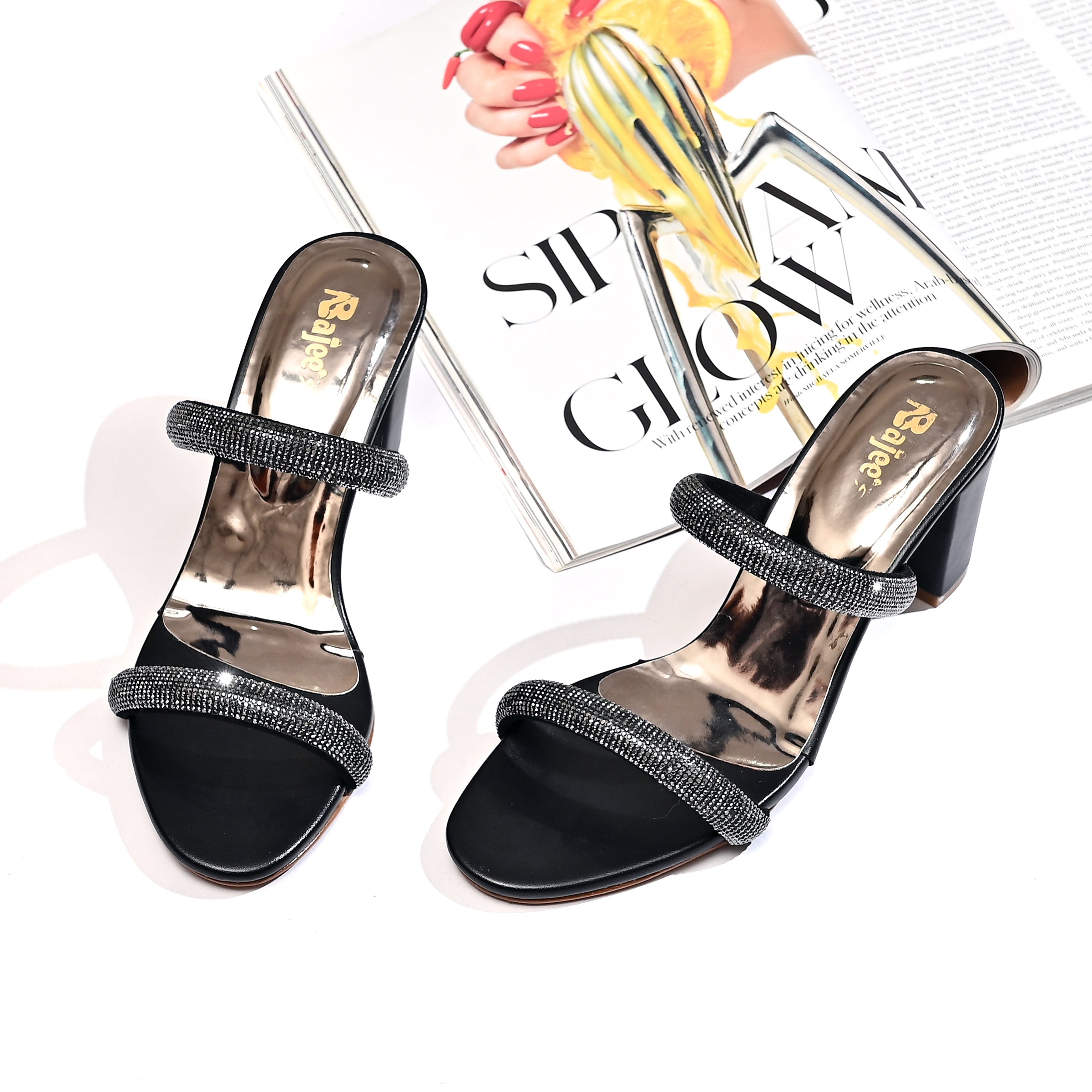 Glamour Stride Block heel