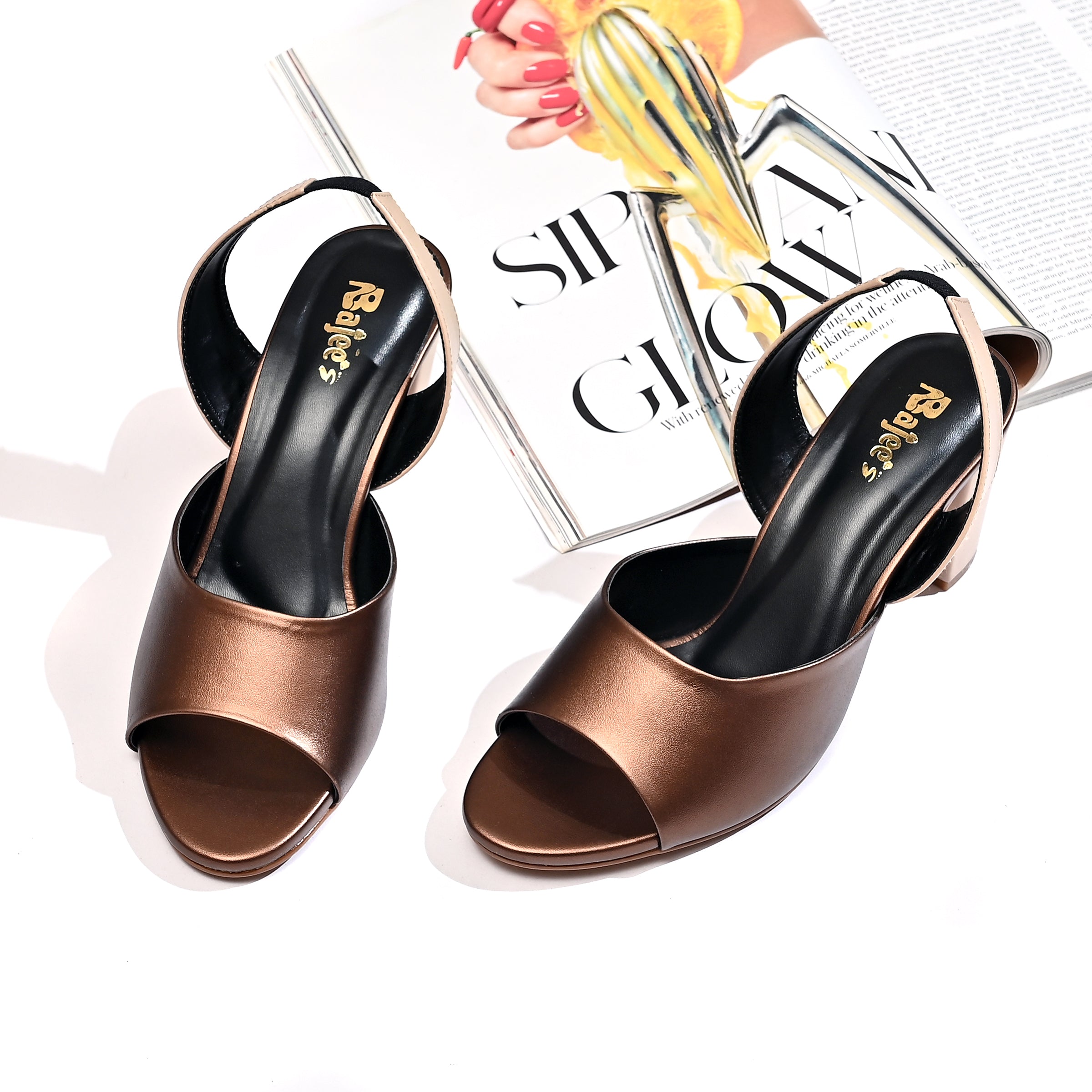 NESKA  Wedge Block Heel