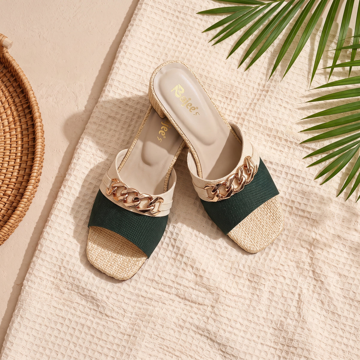 Gleam Charm Block Heel