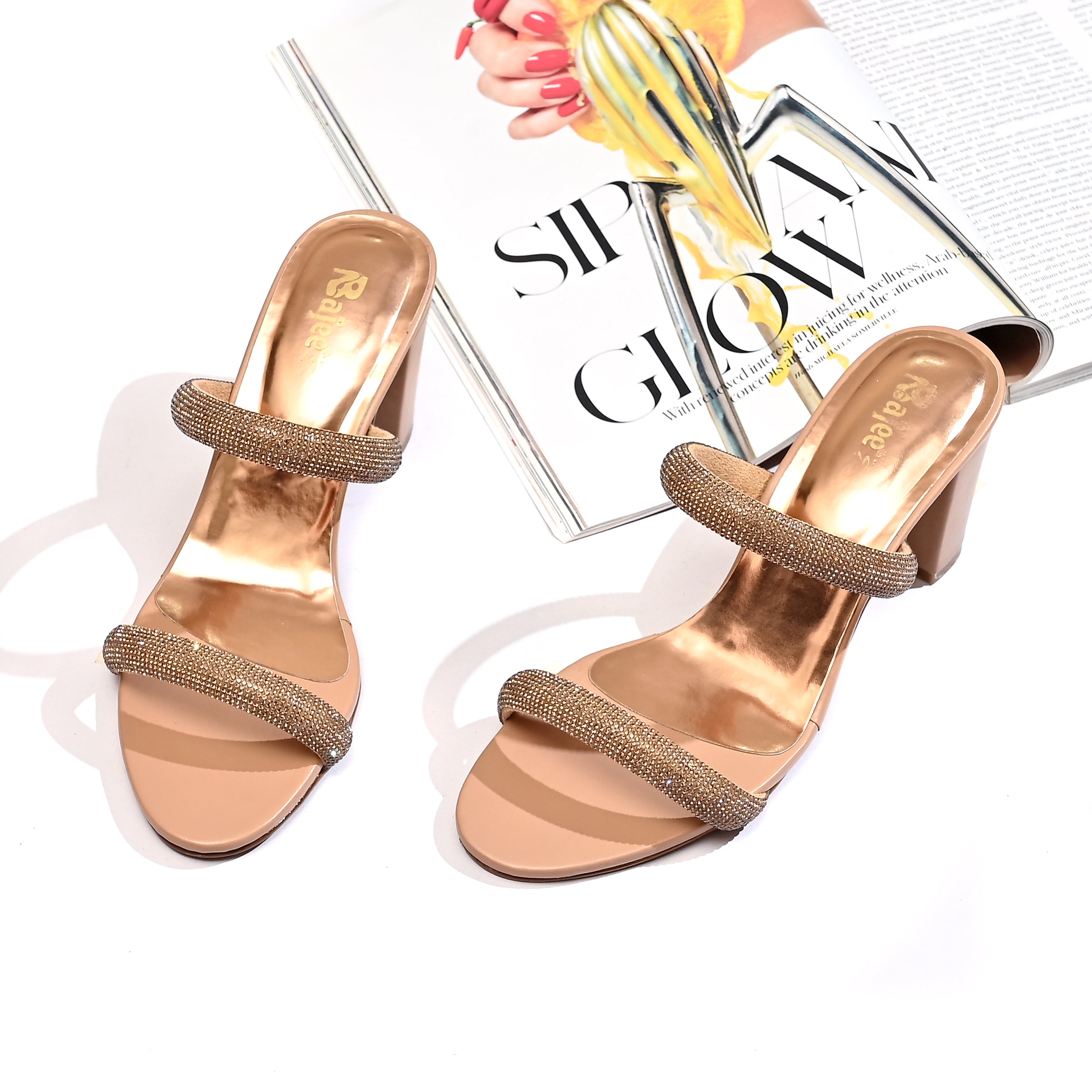 Glamour Stride Block heel