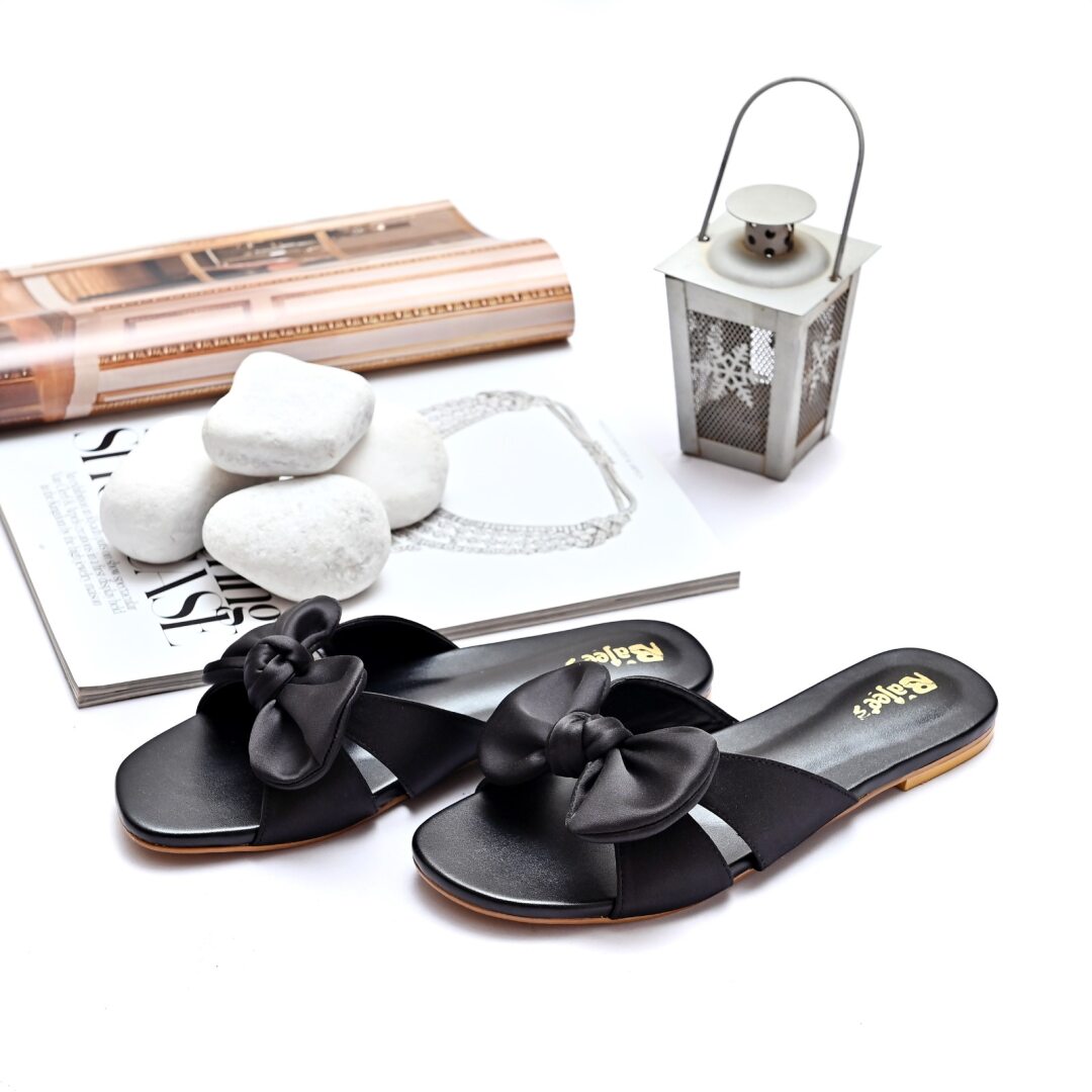 Bow Decor Slide slipper